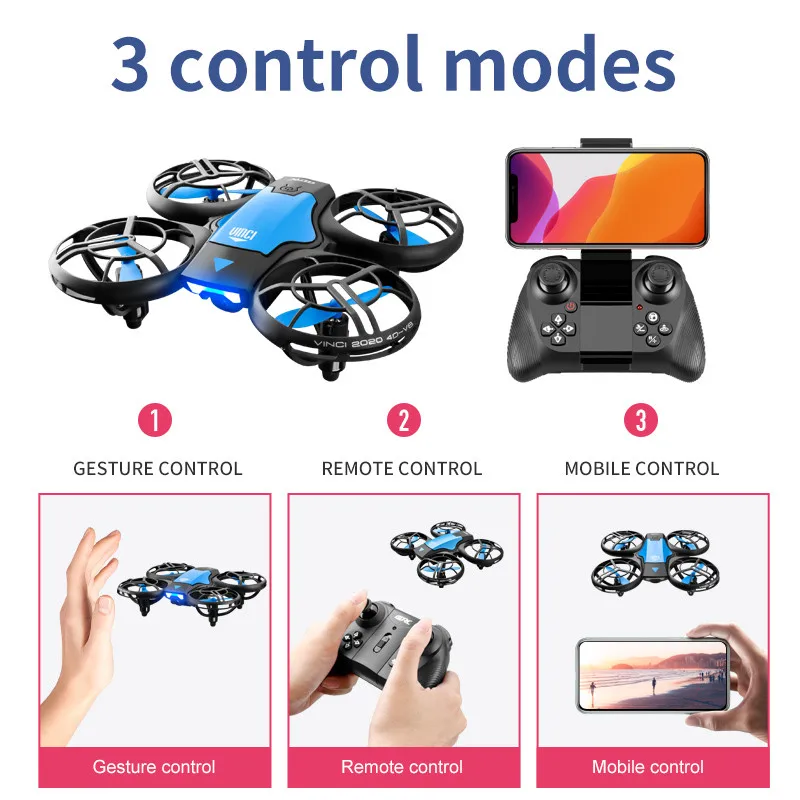 V8 Nowy Mini Dron 4K Profesjon – Drone Battery Box recenzja i cena