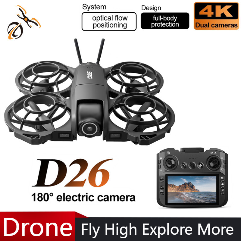 Dron D26 4K Aerial HD 180 °    – Drone Battery Box recenzja i cena