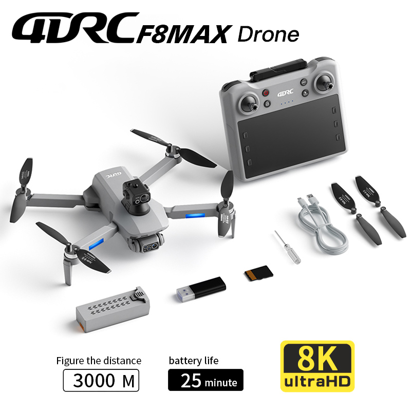 Dron F8 MAX GPS Profesjonalny  – Drone Battery Box recenzja i cena