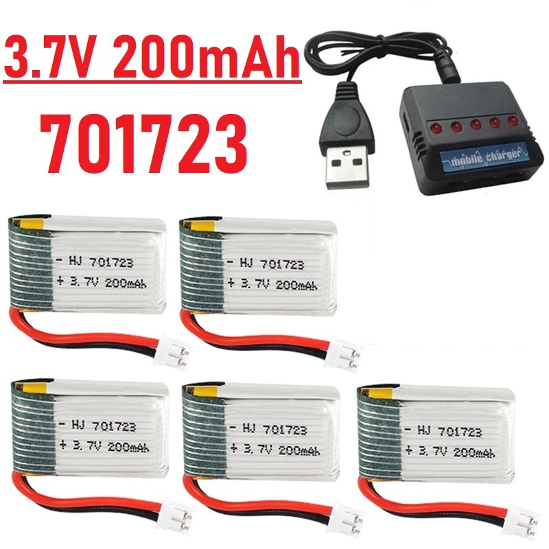Ulepszona bateria 3.7V 200mAh  – Eachine Drone E010 recenzja i cena